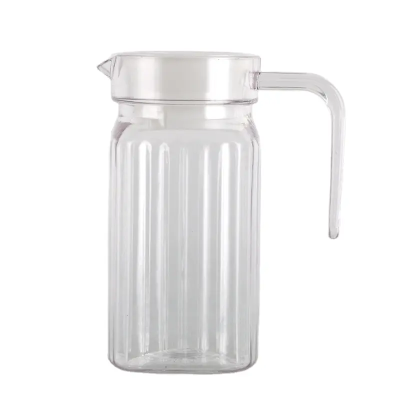 Polycarbonate Striped Water Pitcher